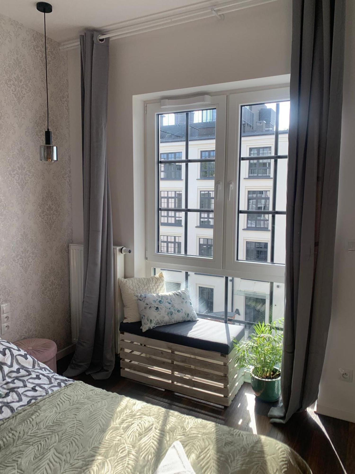Stylowy Apartament Przy Manufakturze W Samym Centrum Lodzi Kültér fotó